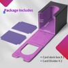 Euqvunn Deck Box con finestra display, contiene fino a 130