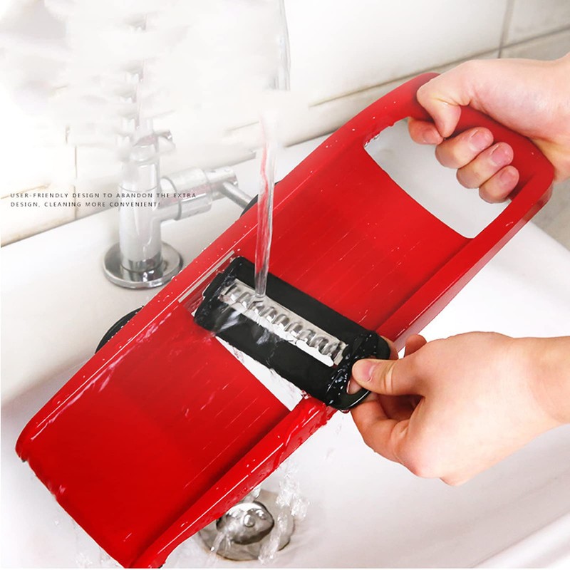 Glomora Six Function Vegetable Cutter, Vegetable Cutter with Container, Essential