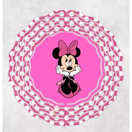 Handmade Minnie Mouse Inspired 10" Wind Spinner #3