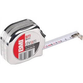 BMI 474341221 Pocket Tape Measure Chrome 3 m