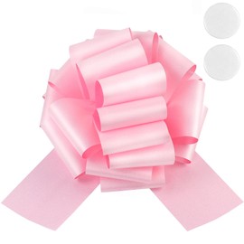 12" Large Pink Bow, 1PCS Big Gift Bow for Large Appliances, Bikes, Table Decorations, Party Events Decoration, Christmas, Wedding, Birthday Decoration (Pink, 12 inch)