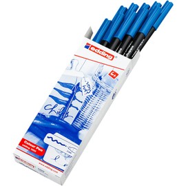edding 1300 colour pen medium - light blue - 10 pens - round nib 2 mm - felt pen for drawing and writing - felt pen for school, mandalas, bullet journals