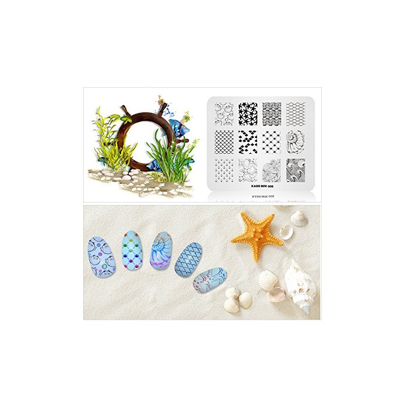 KADS Nail Stamping Image Plate Holder Plate Stand Tray for
