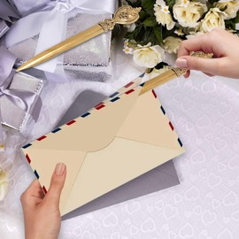 Elegant Letter Opener, Desks Letter Opener, Metal Letter Opener, Elegant Retro Envelope Express File Letter Opener, Desks Office Letter Opener, Metal Coated Envelope Opener