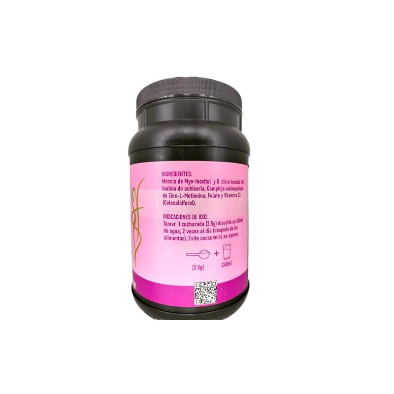 Inositol Myo Chiro Polvo 220 Porciones Máxima Dosis 4000mg Folato
