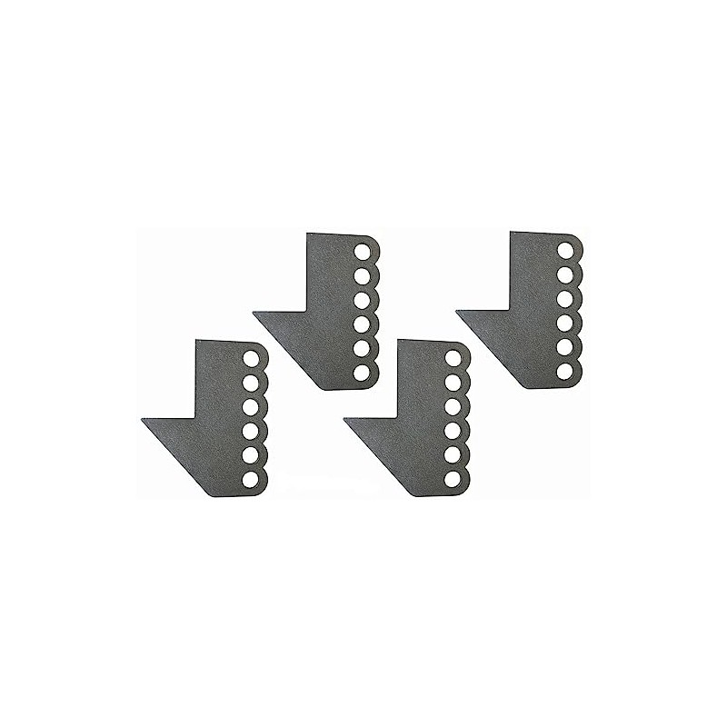 QS Components Front Ladder Bar Brackets Fits 2" x 3"