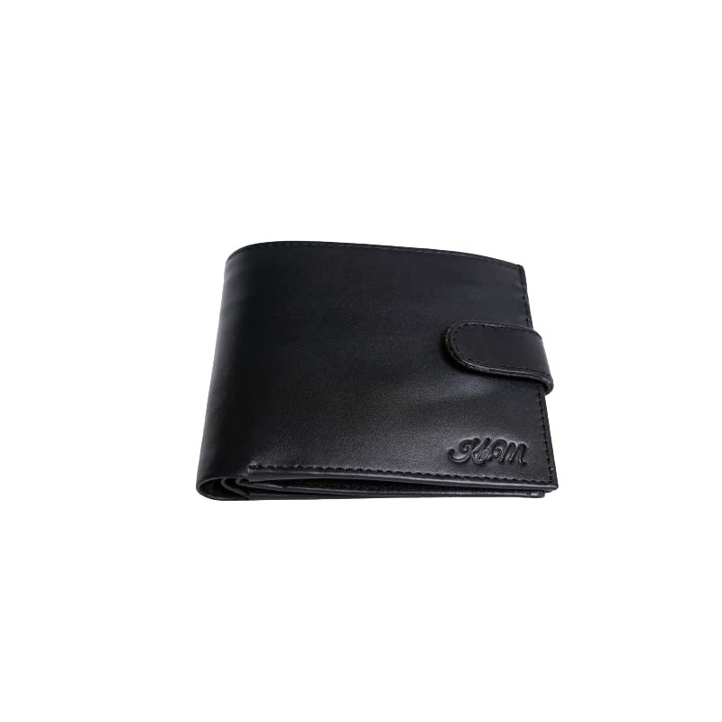KHIM Original Nappa Leather Wallet with ID Display Slim Smart