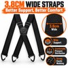 Heavy Duty Suspenders for Men Work Biker Outdoor 3.8cm Wide