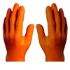 Heavy Duty Super Strong Orange Grip Nitrile Gloves PF 8