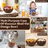 HOME INFINIX Handmade Coconut Shell Bowl – Eco-Friendly & Cute