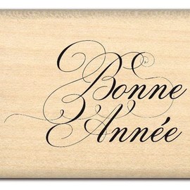 Florilèges Design FC211152 'Année' Stylish Beige Scrapbooking Stamp (4 x 5 x 2.5cm) [In Foreign Language]