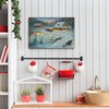 Renditions Gallery Country Winter Wall Art, Picturesque Christmas Scene, People