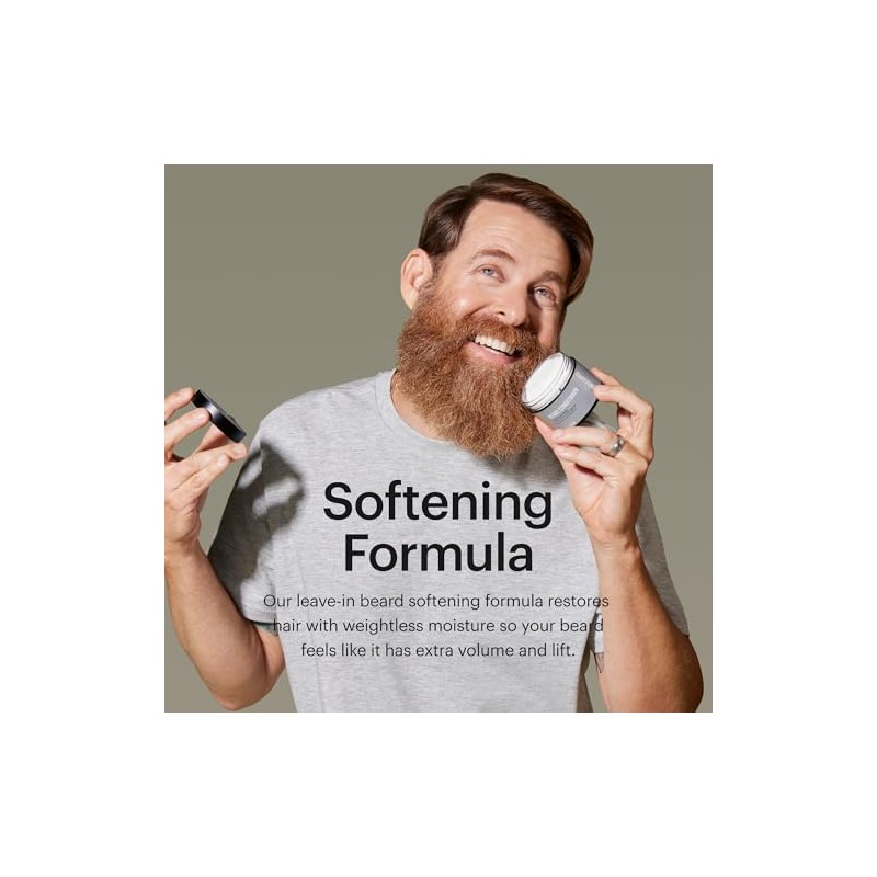 MANSCAPED Acondicionador Ultrapremium para Barba, Suavizante Sin Enjuague Con Aceites