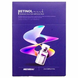 Mediview Retinol Premium Solution Ampoule Mask Pack 25ml 10 sheets / 메디뷰 레티놀 프리미엄 솔루션 앰풀 마스크팩 25ml 10매입