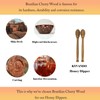 KYVANDO Brazilian Cherry Wood Honey Dipper - Durable & Warp-Resistant,