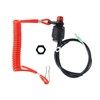 Outboard Engine Stop Switch Boat Kill Switch Lanyard Set with