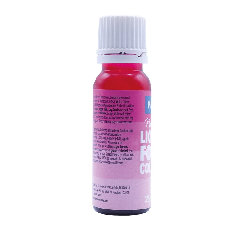 PME 100% Natural Food Colouring - Pink 25 g