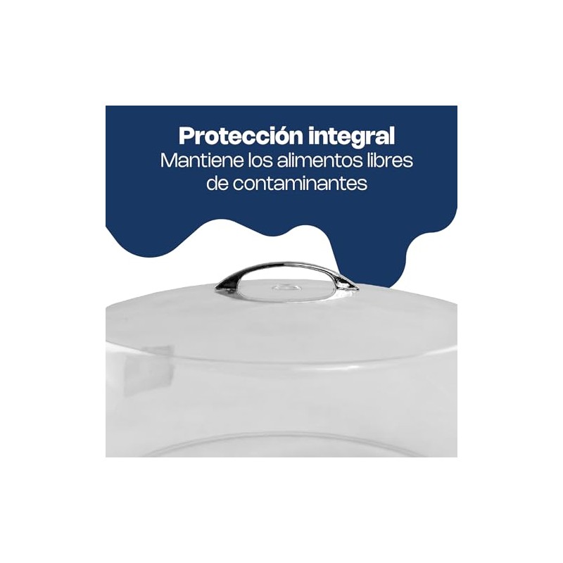 CALEDONIA, Cubierta de Policarbonato, 12 Pulgadas de Diámetro, Transparente, Cubierta