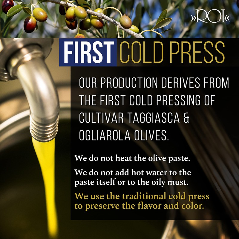 ROI Ligurian Italian Extra Virgin Olive Oil - First Cold
