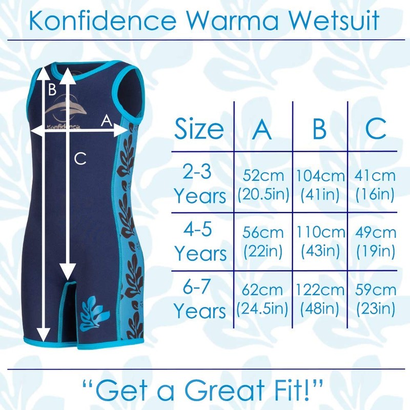 Konfidence Warma Children's Wetsuit - Navy/Pink/Hibiscus (2-3 Years)