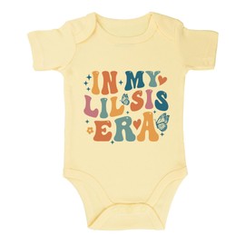 SproutJoy In My Lil Sis Era Baby Onesie Little Sister Baby Bodysuit Baby Sister Onesie Sibling Baby Romper Infant 12M