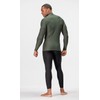 DEVOPS 3 Pack Men's Athletic Turtle Neck Long Sleeve Compression
