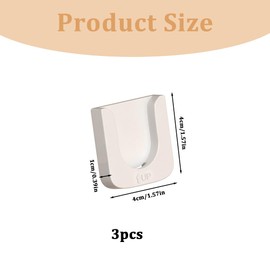 QEDBOJE 3 Pieces Magnetic Remote Control Holder, Strong Magnetic Holder, Wall Mount Remote Control, Multifunctional Holder for Home Office, Remote Control Charging Socket