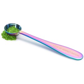 Matcha Measuring Spoon | One Cup of Perfect Matcha | Stainless Steel Scoop (Iridescent) | 1/2 teaspoon - 1g Serving