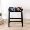 Bifaunvogel Bar Stool Cover Rectangle Set of 2 Printed Stretch