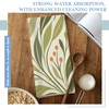 Flowers and Plants Pattern Kitchen Towels Set of 2, with