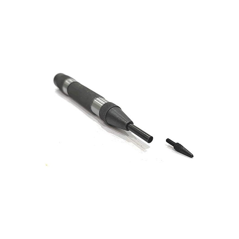 Precision Automatic Center Punch with Replaceable Hardened Steel Tip Quality
