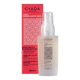 GYADA COSMETICS, Trockenpolieröl, für lockiges und welliges Haar, -30% Frizz, +28% Glanz, +20% Sofortelastizität, geprüfte Wirksamkeit, nicht fettend, mit leichten und aktiven Pflanzenölen, 30 ml