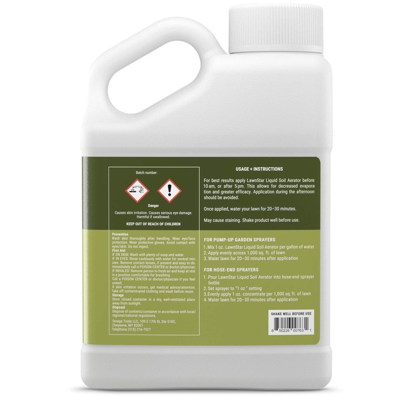 Liquid Lawn Aerator (1 Gallon) - Loosens & Conditions Compacted