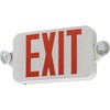 Lithonia Lighting Basics LED Exit Sign/Emergency Light Combo, Red/Green Switchable