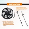 Electric Radiator Fan Mounting Kit, Car Universal Cooling Vehicle Electric