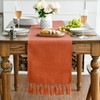 Artoid Mode Terracotta Orange Boho Rural Rustic Farmhouse Tassel Table