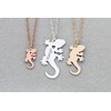 Gecko Necklace Lizard Charm - IBD - Pet Reptile -