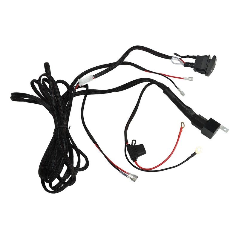 LED Light Bar Wiring Harness Kit 5 Pin On Off