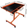 Aain A052 Mechanics Rolling Work Table, Adjustable Mobile Tray Table