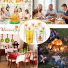 AcpopbM Thanksgiving Cups, 60Pcs 12 oz Fall Plastic Cups Fall