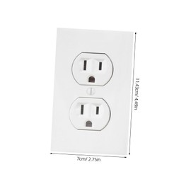 OSALADI Prank Kit 20pcs Fake Electrical Outlet Stickers Joke Sticker for Wall Power Socket Simulated Covers for Home