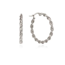 Unique twist ring earrings OTE122143TWW stone color / 유니크 트위스트 링 귀걸이 OTE122143TWW 스톤컬러