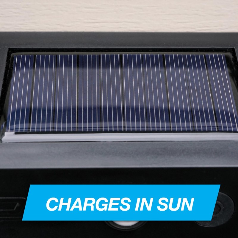 PIC 2-in-1 Solar Bug Zapper and Motion Sensor LED Light,