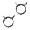 Livilac RVB15-2 13A Pair Hose Clip Band 2 Pack