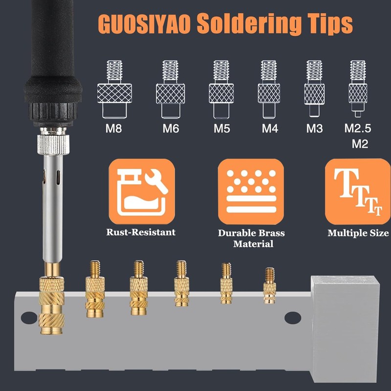 Threaded Insert Insert Nuts 3D Print Brass Nuts M2 2.5