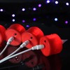 yunsheng 12PCS Red Rechargeable LED Tea Lights Candles with Remote,