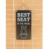 CARISPIBET Best Seat in the House - Home decoration sign
