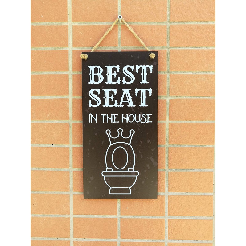 CARISPIBET Best Seat in the House - Home decoration sign