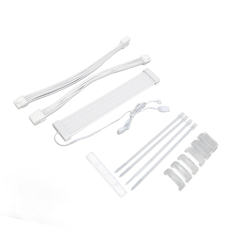 ARGB Extension Sleeved Cable Kit DIY 5V 3pin PSU Cable