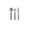 Lékué 301000 Cutlery Set for Taking Away, Silver